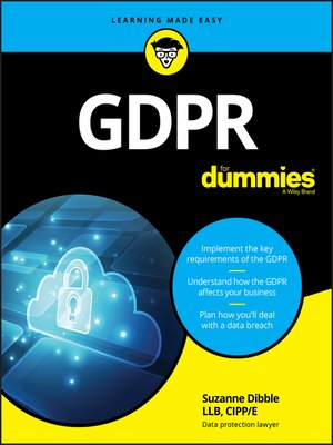 cover image of GDPR For Dummies